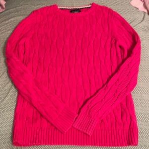 Lands-end Drifter cable knit sweater.